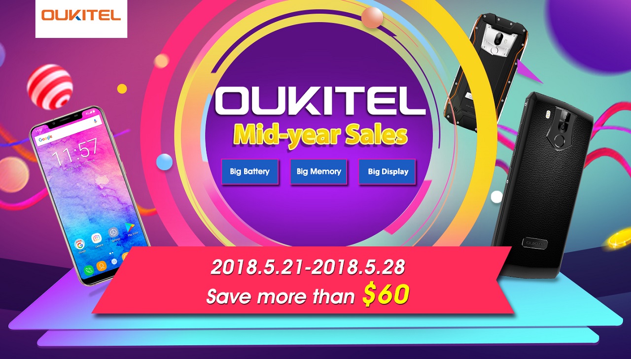 Распродажа смартфонов OUKITEL на Banggood: цены начинаются от $99,99 TIM图片20180521173019.jpg