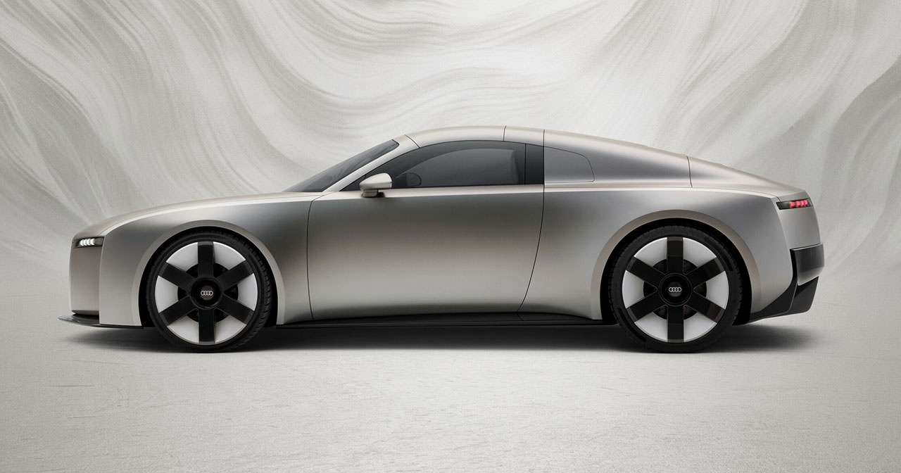 Side view of the Audi Concept C