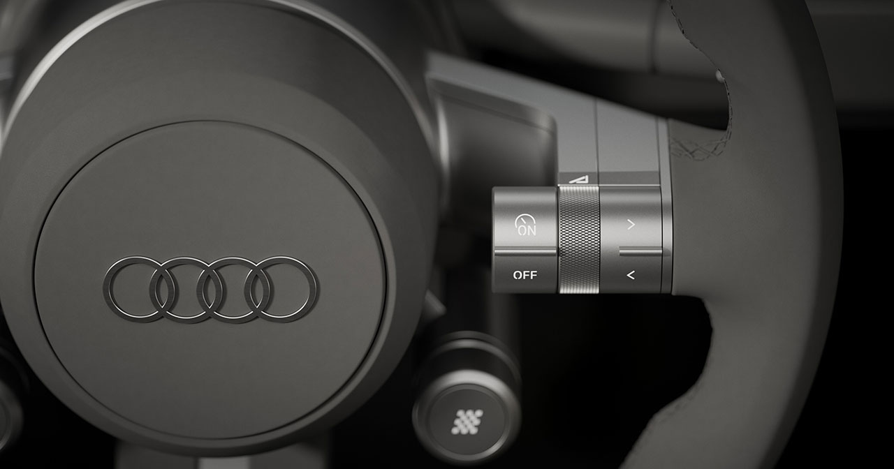 From the front of the Audi Concept C