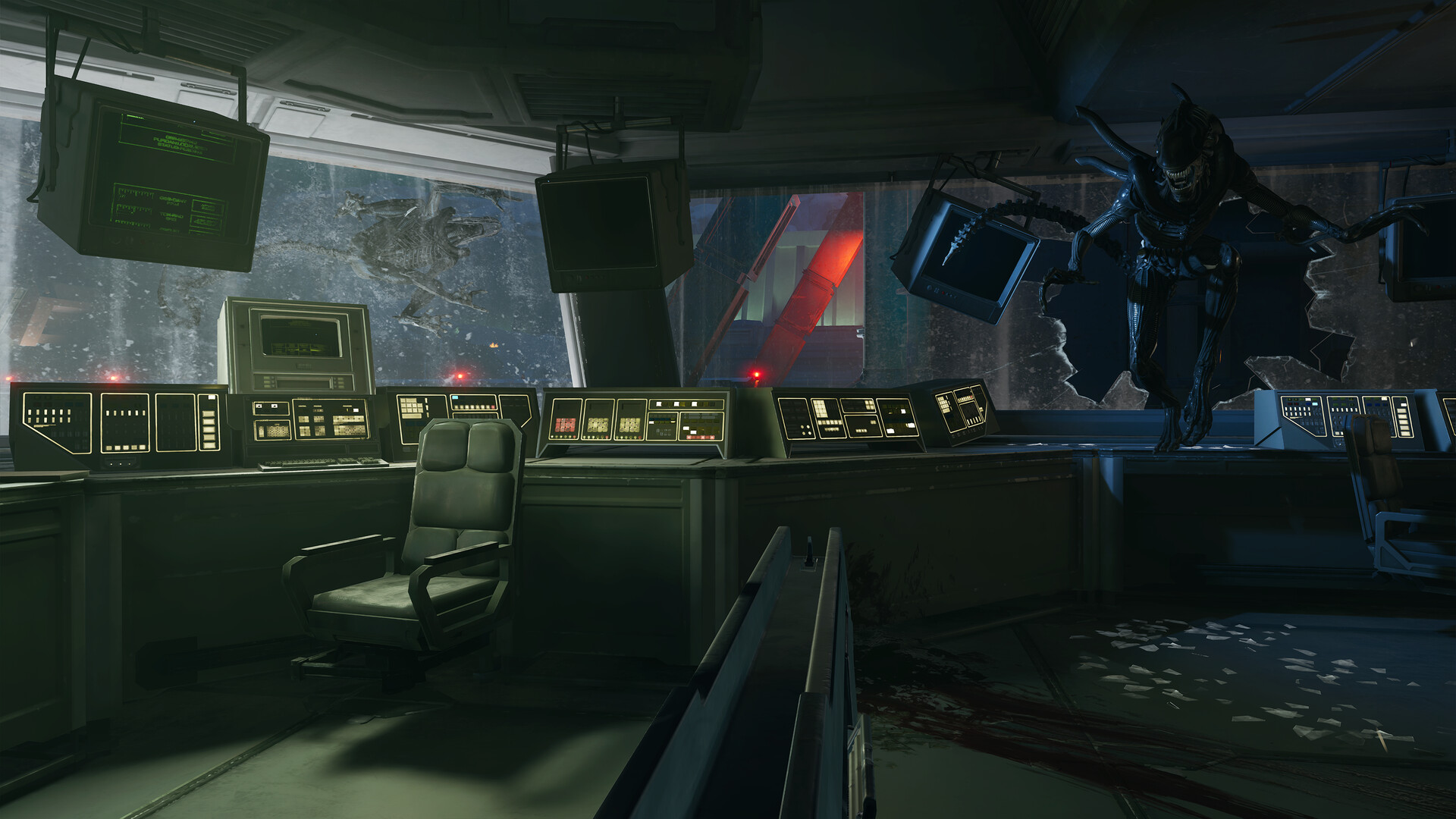 The outer space of the game Alien: Rogue Incursion