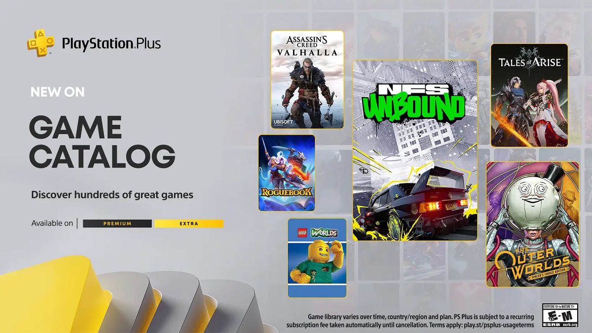 Assassin's Creed Valhalla, Need for Speed Unbound та The Outer Worlds увійдуть до списку ігор лютого для передплатників PlayStation Plus Extra і Premium