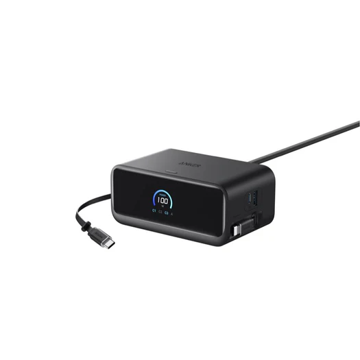 Station de charge Anker en noir