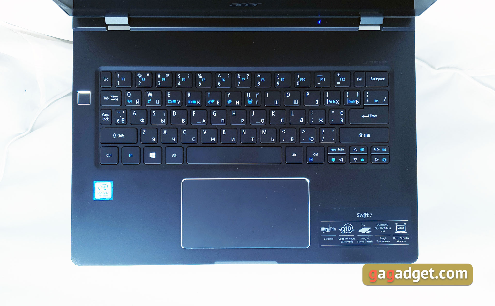 Обзор Acer Swift 7 (2018): ультрабук толщиной со смартфон-25