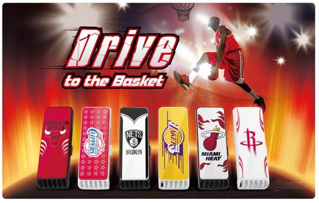 Флешки для любителей баскетбола ADATA NBA C802 Флешки для любителей баскетбола ADATA NBA C802