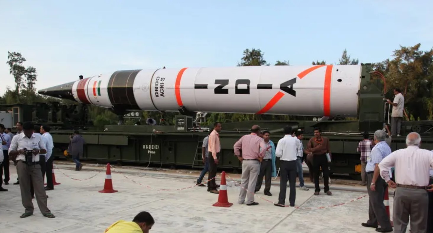 Indian ballistic missile Agni-V (Agni-5)