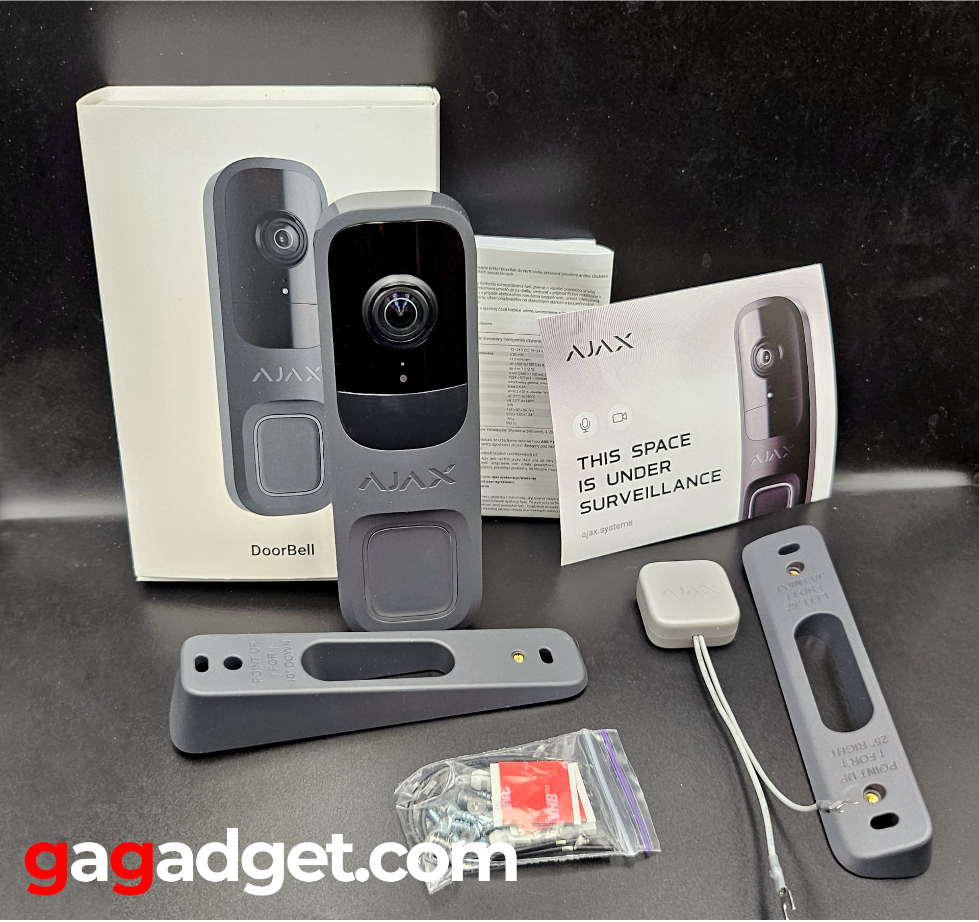 Комплект поставки Ajax DoorBell