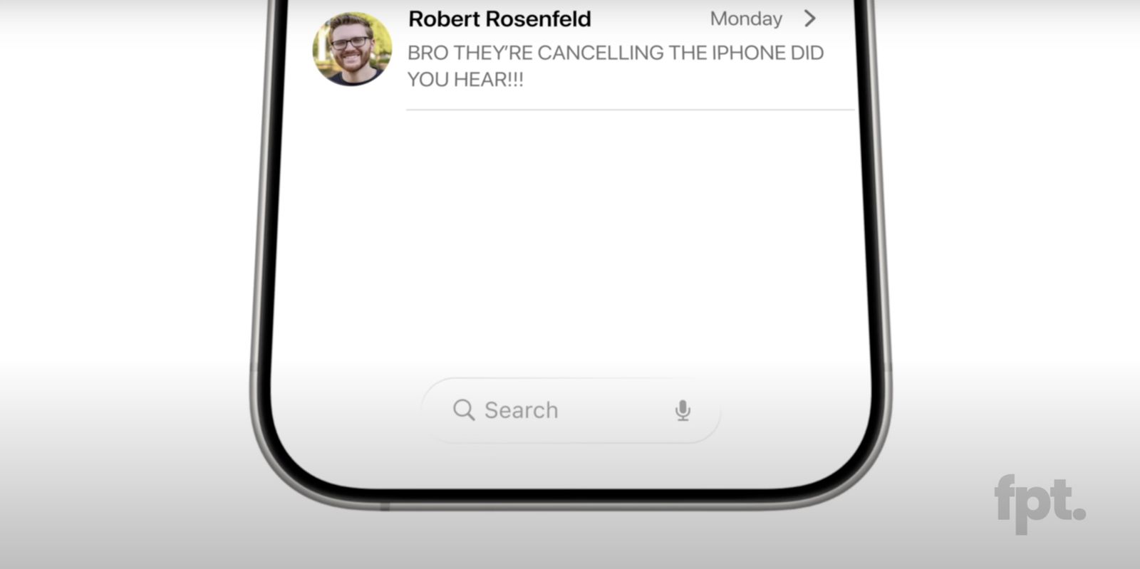 Search for iOS 19 messages