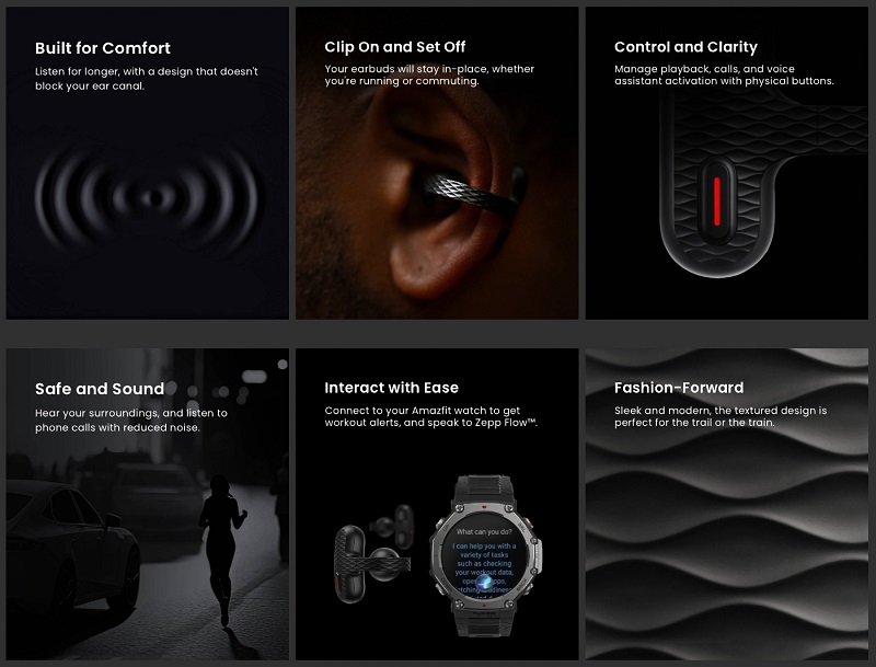 Amazfit Up TWS headphones for athletes and active people unveiled-2