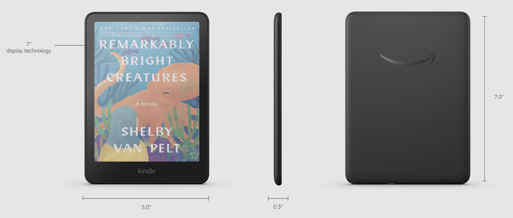 Kindle Colorsoft 16GB. Ілюстрація: Amazon