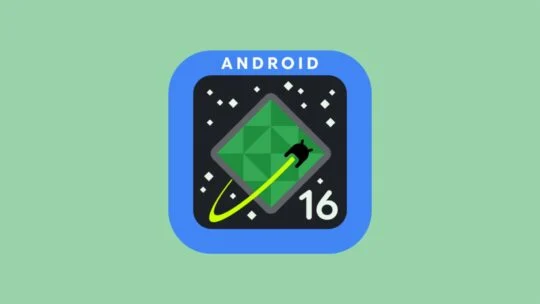 Android 16 logo