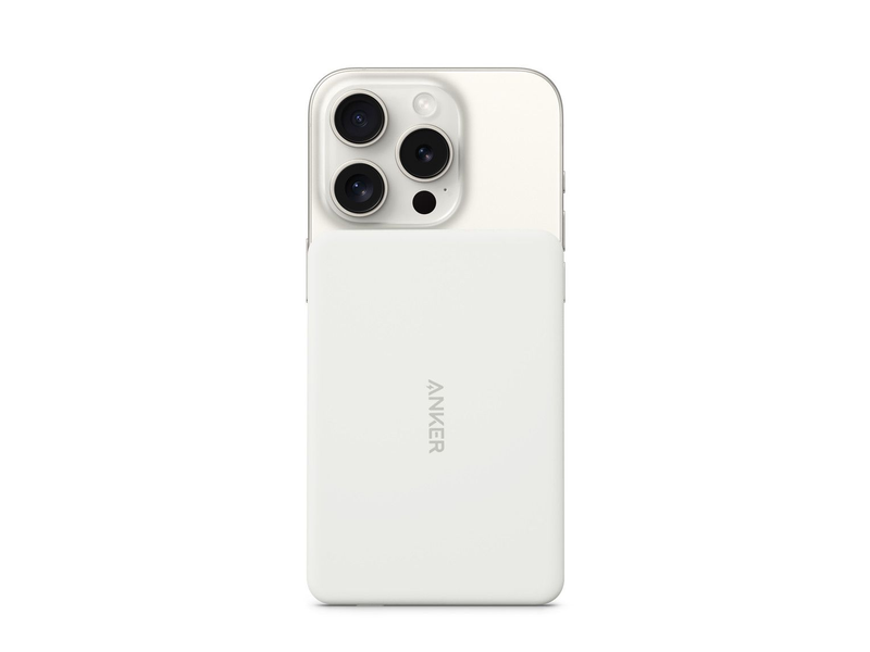 Anker MagGo Power Bank (5K, Slim) в синьому кольорі
