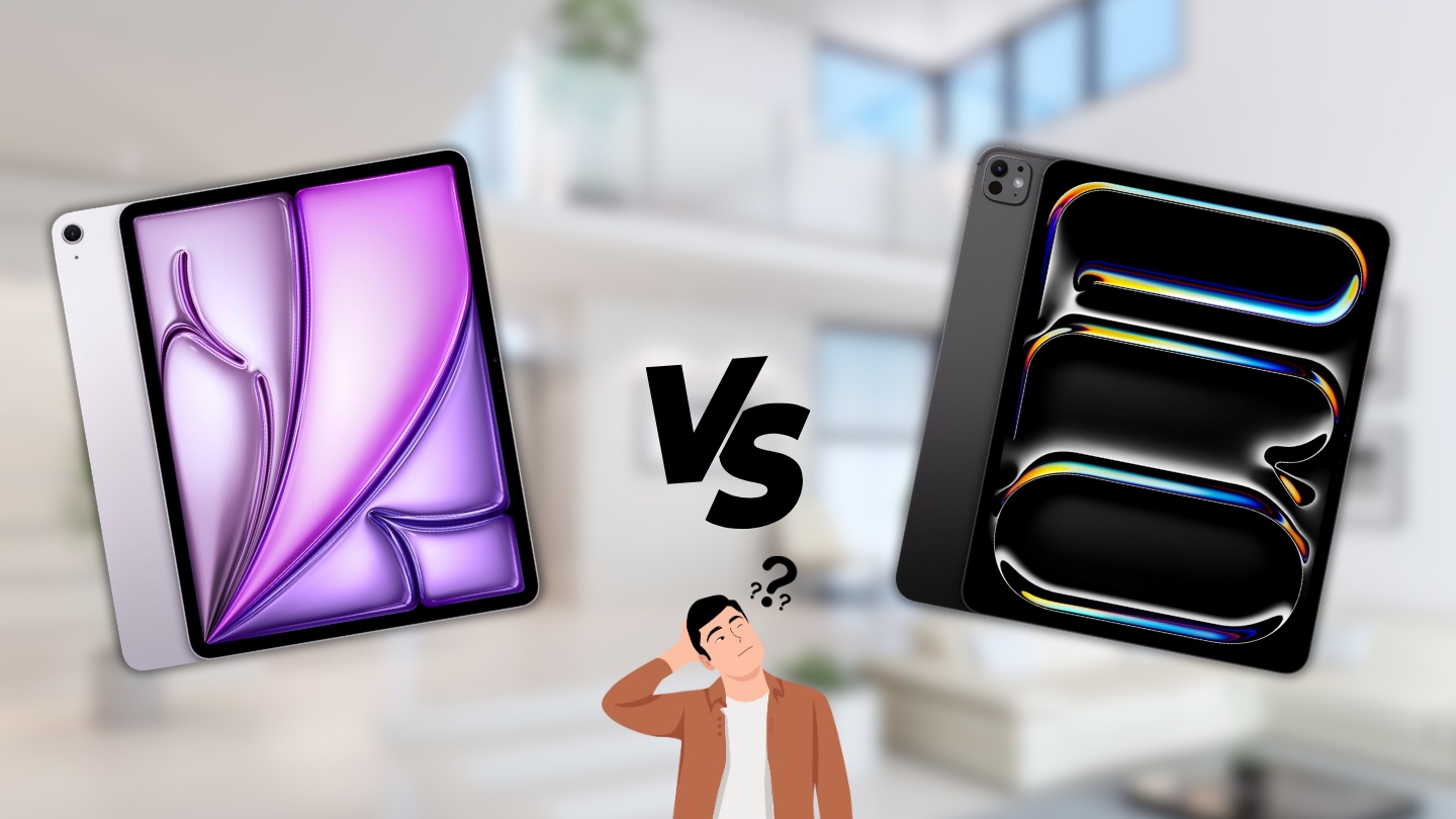 iPad Air M3 2025 vs iPad Pro M4 comparison