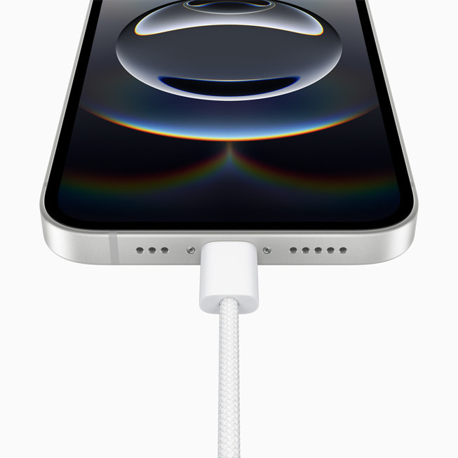 USB-C pour l'iPhone 16e. Illustration : Apple