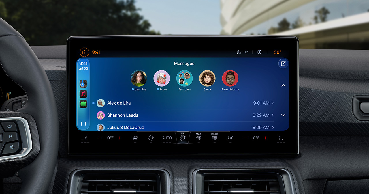 Conversations verrouillées dans CarPlay