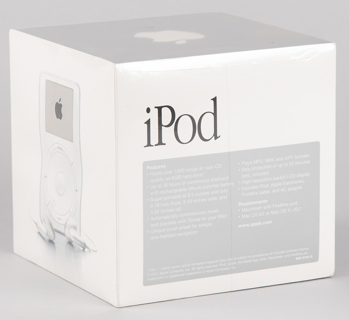 Технічні характеристики першого iPod
