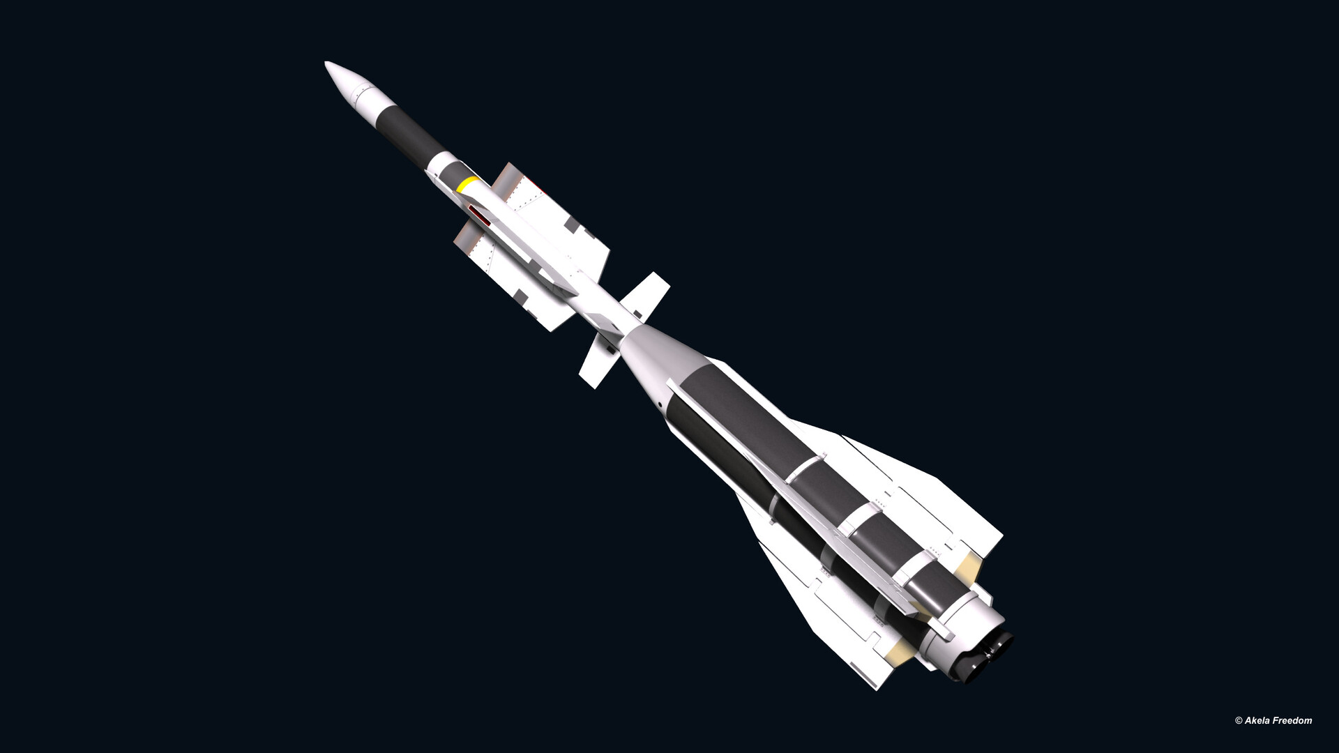 Зенітна ракета Aster 30. Ілюстрація: Akela Freedom