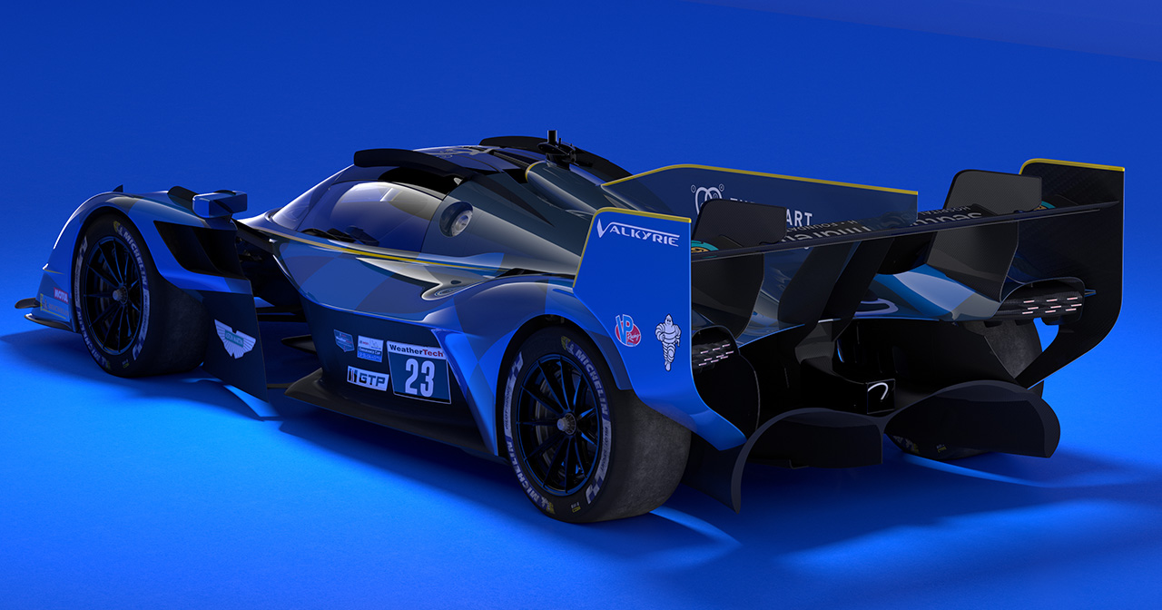 Aston Martin Valkyrie LMH на треке