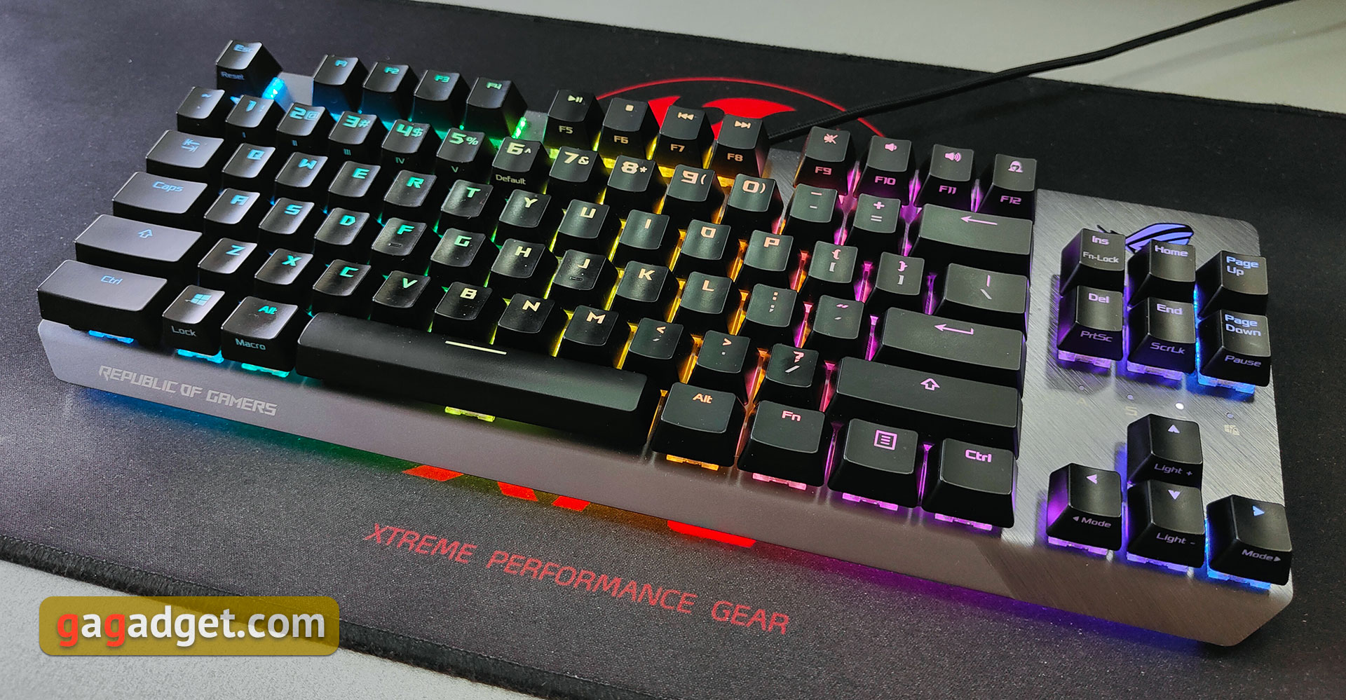 Обзор ASUS ROG Strix Scope NX TKL Deluxe: компактная геймерская клавиатура с механическими переключателями ASUS-6