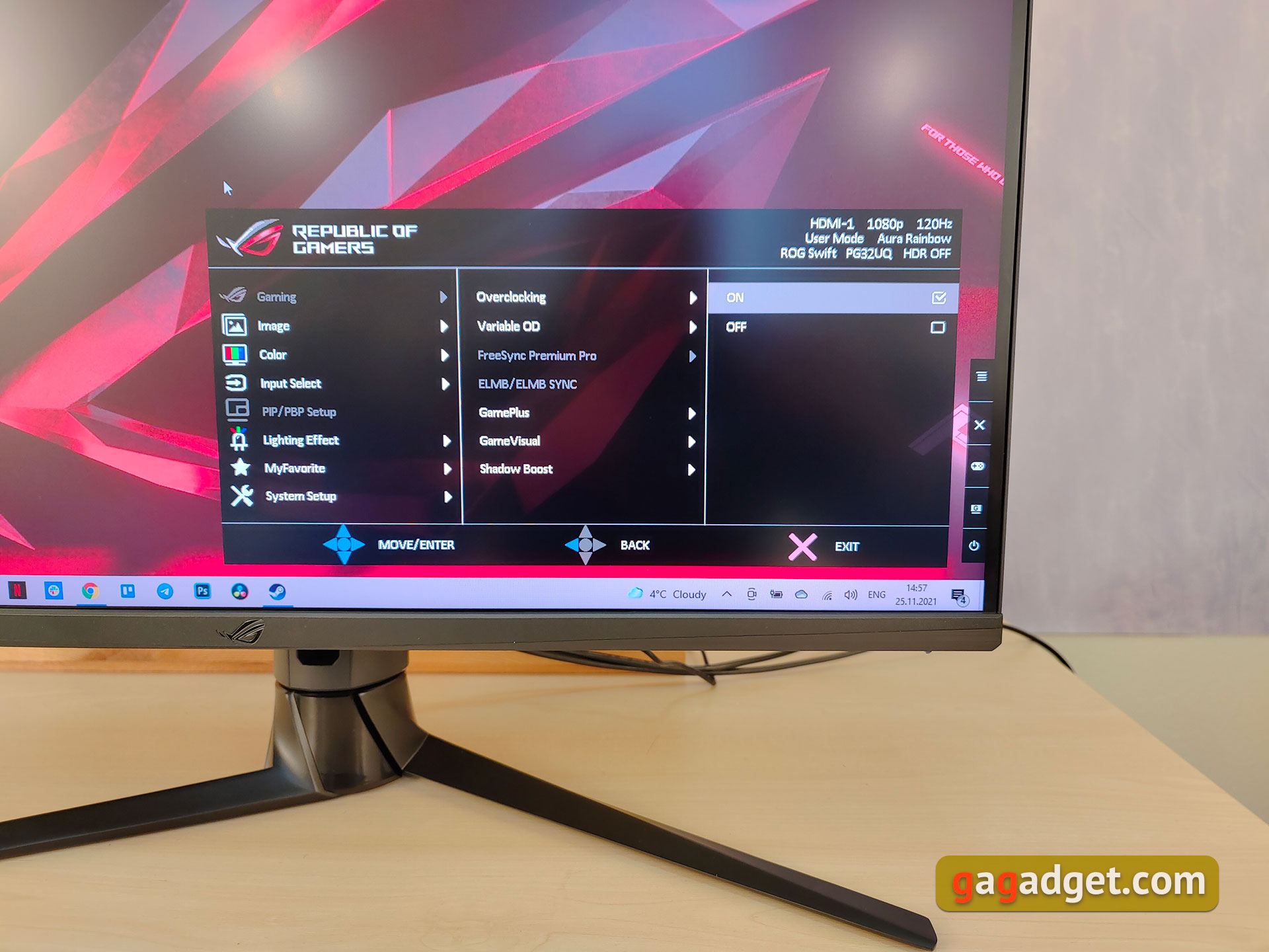 ASUS ROG Swift PG32UQ review: quantum dot 4K gaming monitor-37
