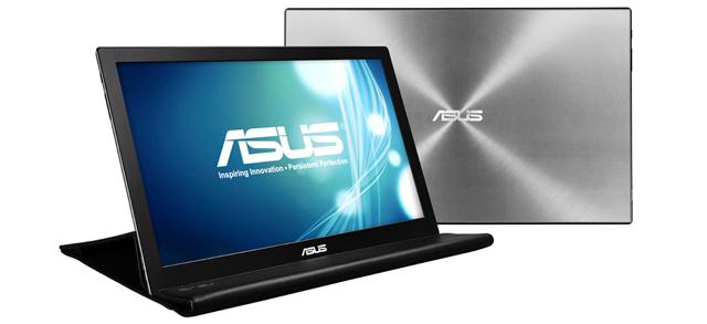 Серия портативных 15.6-дюймовых мониторов Asus MB168 с питанием от USB