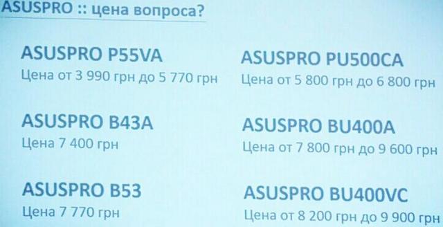 Отчёты с разведки: всё о новых ноутбуках ASUS для Украины-2 Отчёты с разведки: всё о новых ноутбуках ASUS для Украины-2