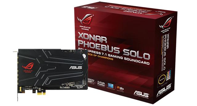 Геймерская звуковая карта Asus ROG Xonar Phoebus Solo с интерфейсом PCI Express x1 Геймерская звуковая карта Asus ROG Xonar Phoebus Solo с интерфейсом PCI Express x1