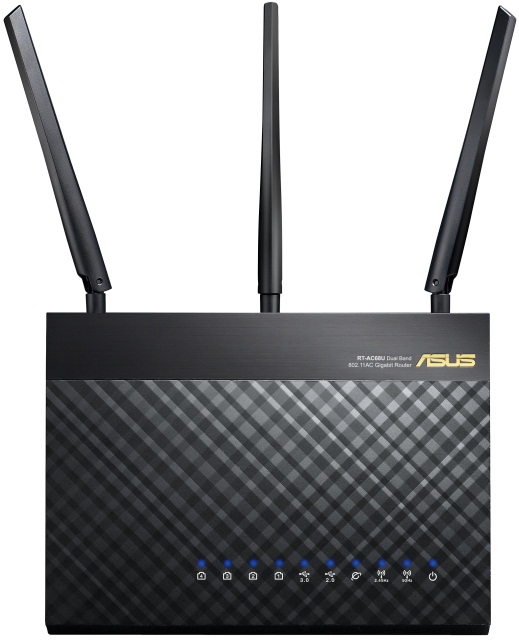 Двухдиапазонный беспроводной роутер ASUS RT-AC68U с пропускной способностью до 1900 Мбит/с-2