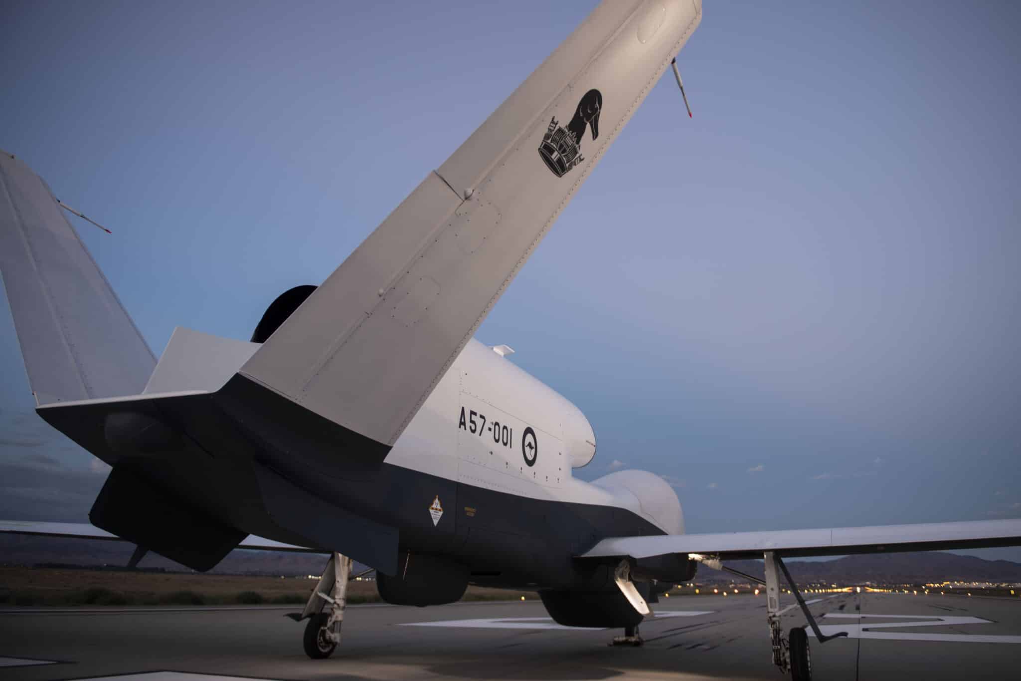 Le premier drone stratégique australien MQ-4C Triton a effectué son premier vol sur le site de Northrop Grumman.