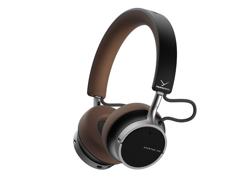 Перспективный вид коричневых наушников Beyerdynamic Aventho 100