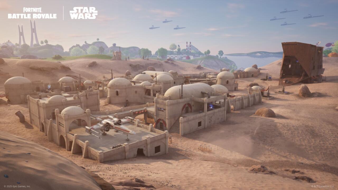 Une scène avec du nouveau contenu de jeu