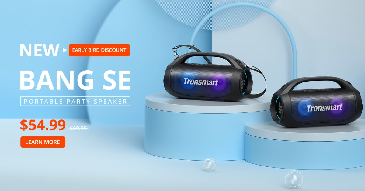 Tronsmart випустила колонку, яка працює 24 години від одного заряду