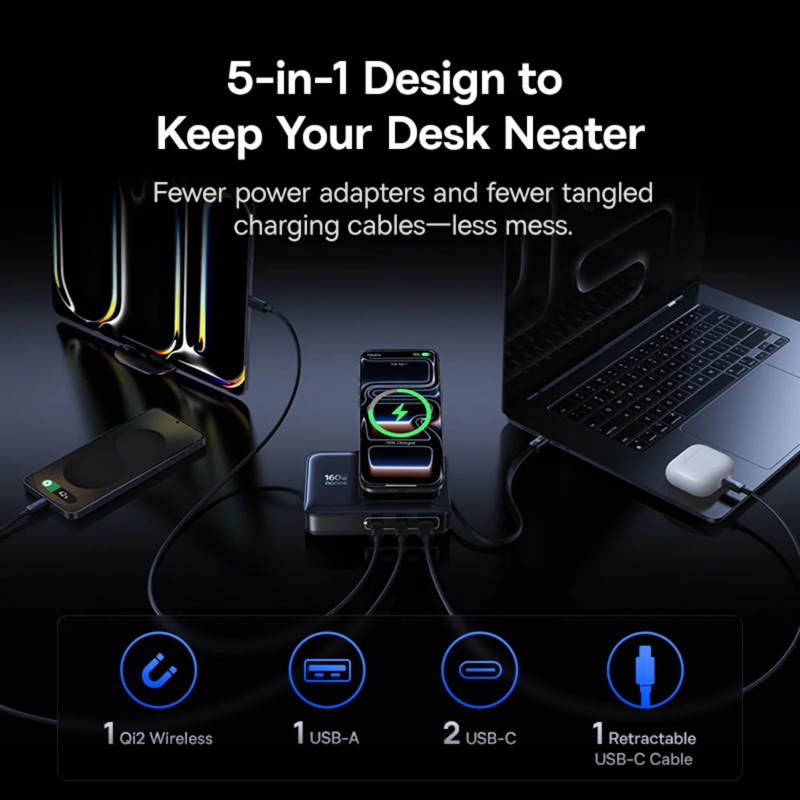 Baseus Nomos 5-in-1 зарядная станция