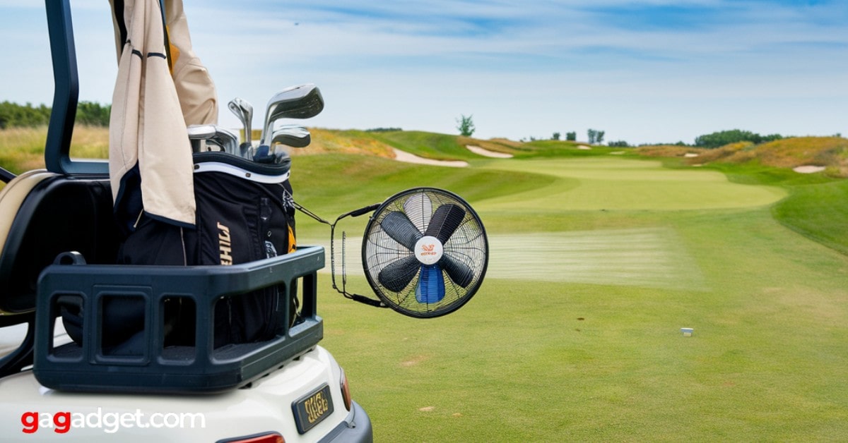 ventilateur voiturette de golf
