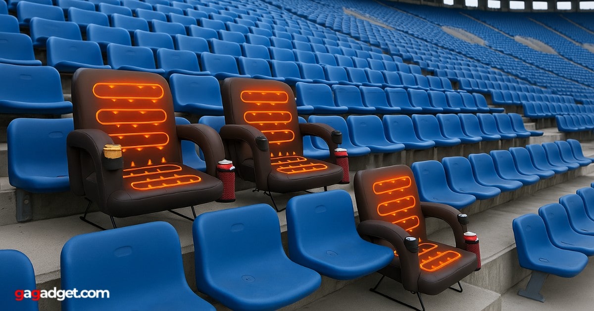 Heated Bleacher Chair. Source
