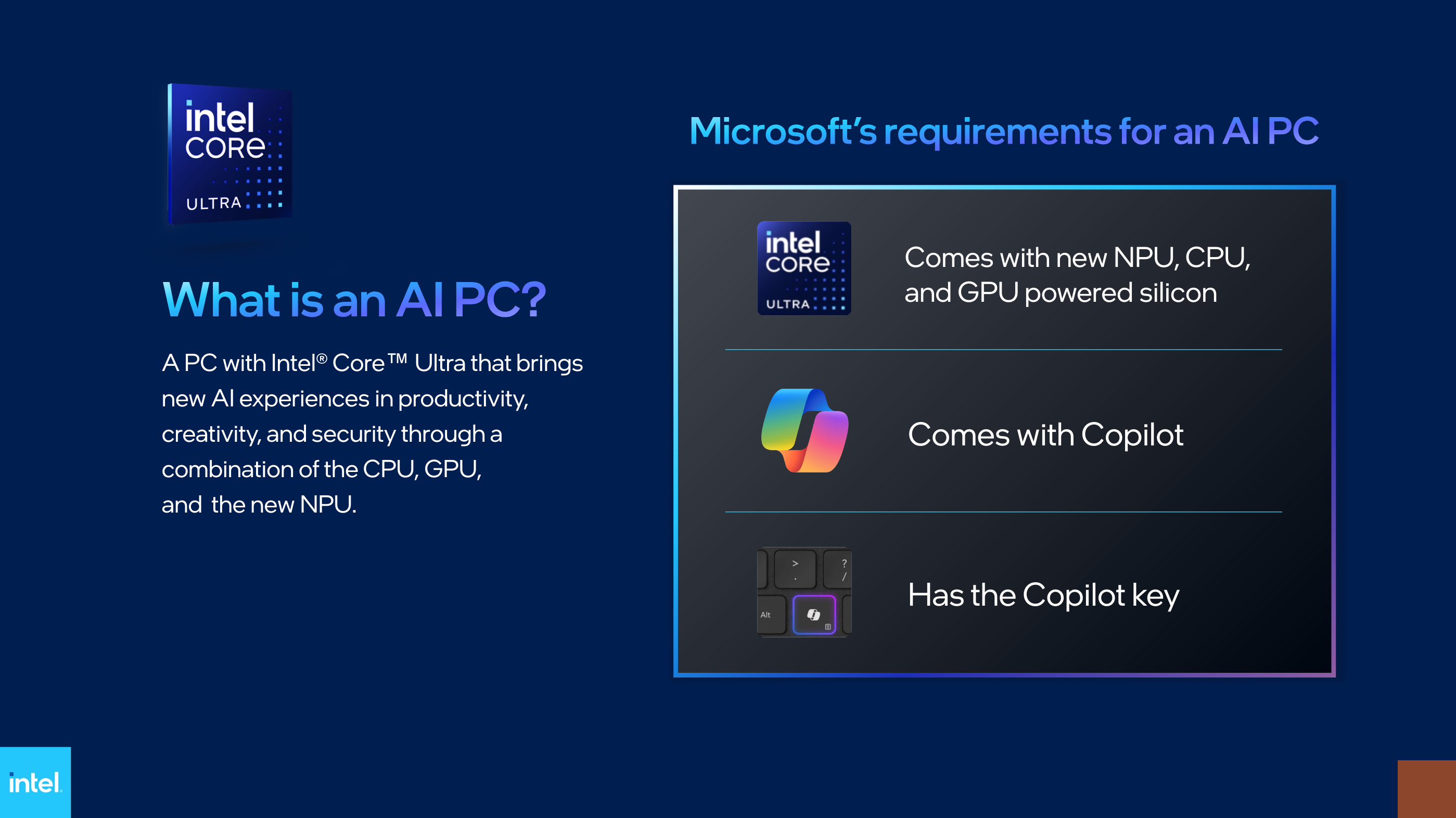 Microsoft вимагає, щоб ШІ-комп'ютери мали окрему клавішу Copilot - Intel-2