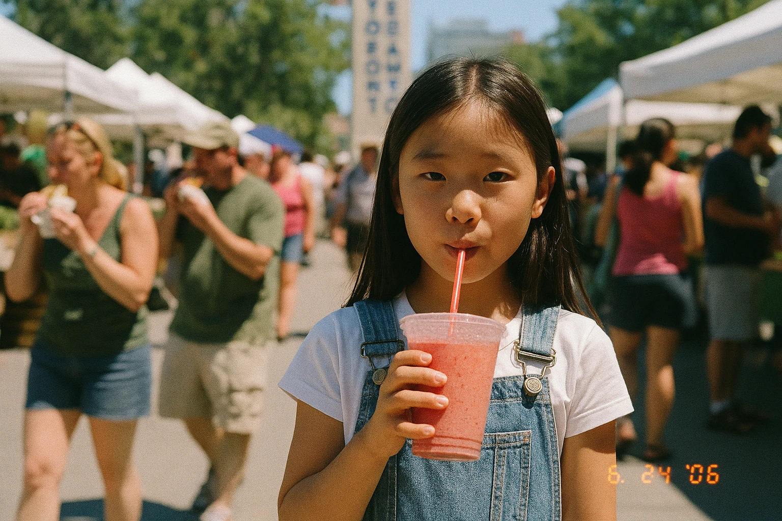 Boba in the background