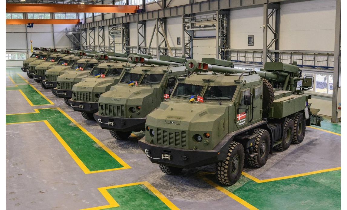 Ukrainian 2S22 Bohdan air defence systems purchased by Denmark for Ukraine. Illustration: Ministry of Defence of Denmark