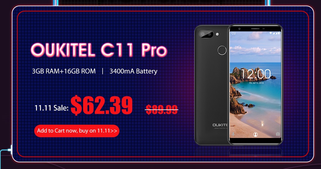 Смартфоны OUKITEL на распродаже 11.11: скидки до 50%-5 c11 pro.jpg
