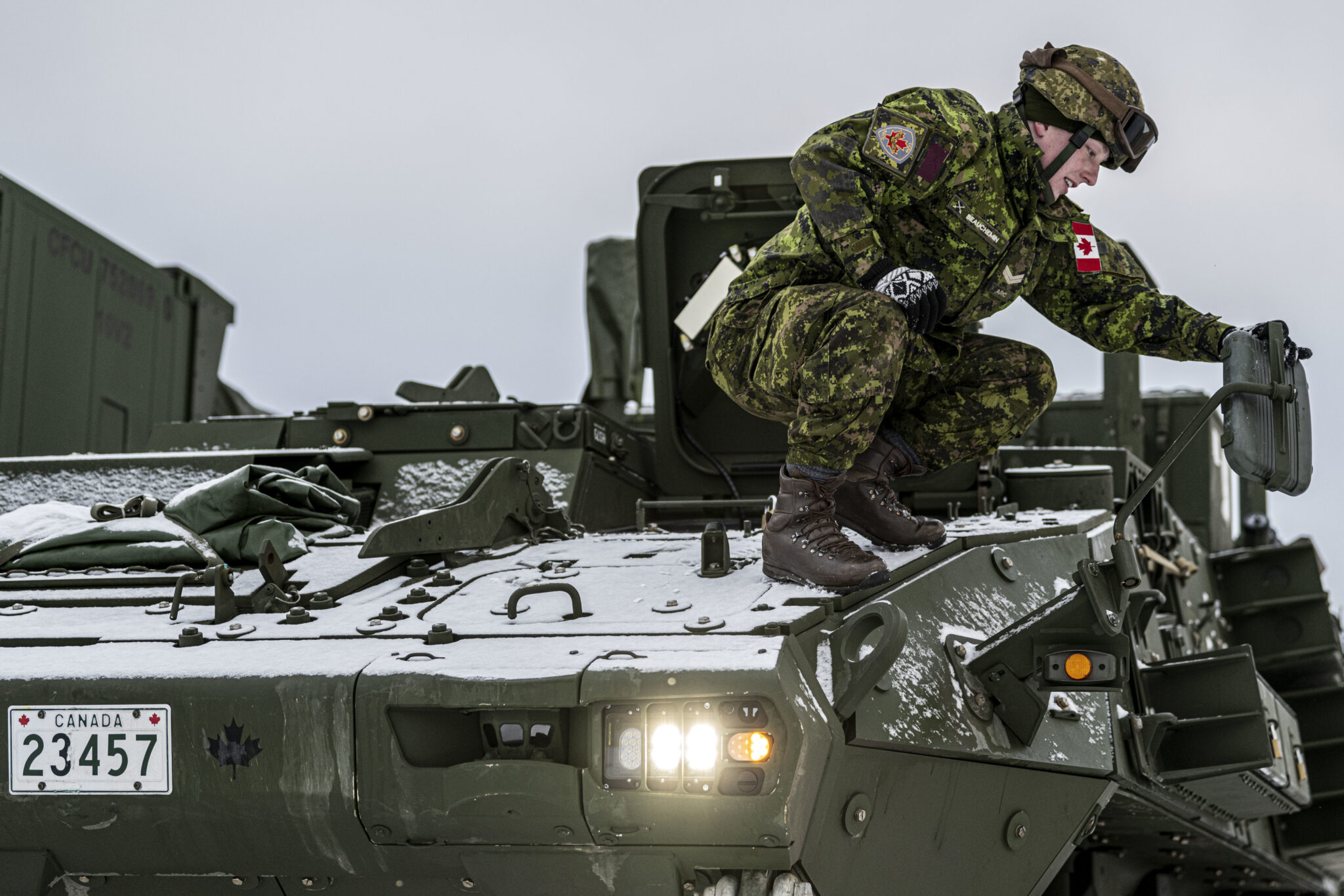 A Canadian soldier. Illustration: US Air Force