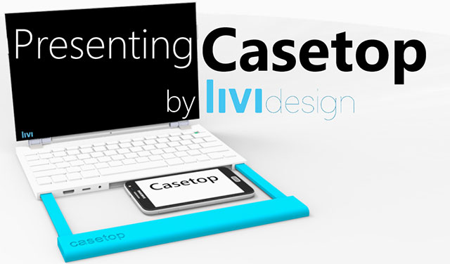 Casetop: хитрый способ превращения смартфона в 11.1" ноутбук c 30-часовой автономностью Casetop: хитрый способ превращения смартфона в 11.1" ноутбук c 30-часовой автономностью