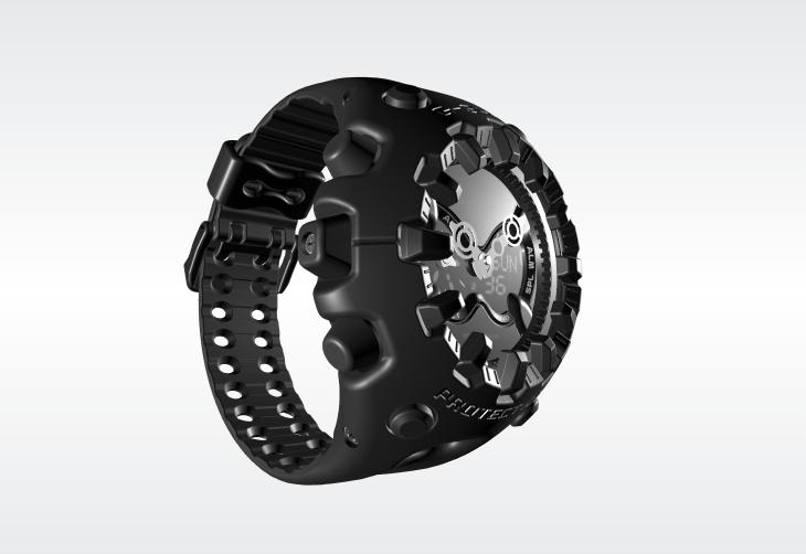 All Casio G-Shock GA-V01 models in one image