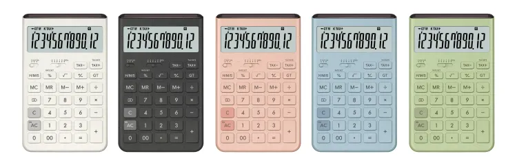 Casio MS-20UC-J series calculator with Japanese pattern