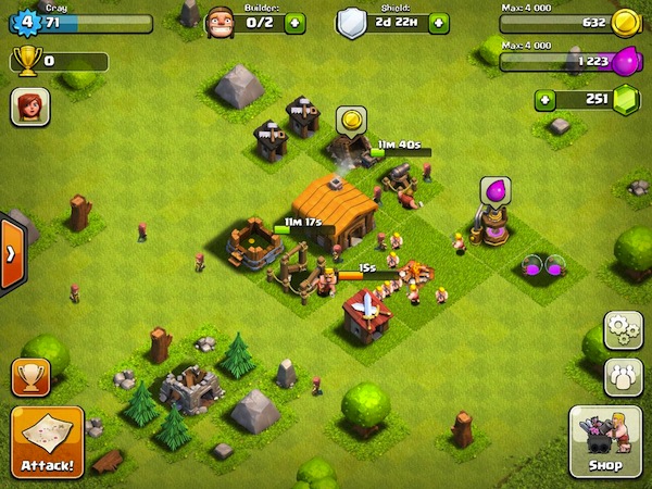Игры для iPad: Clash of Clans-2