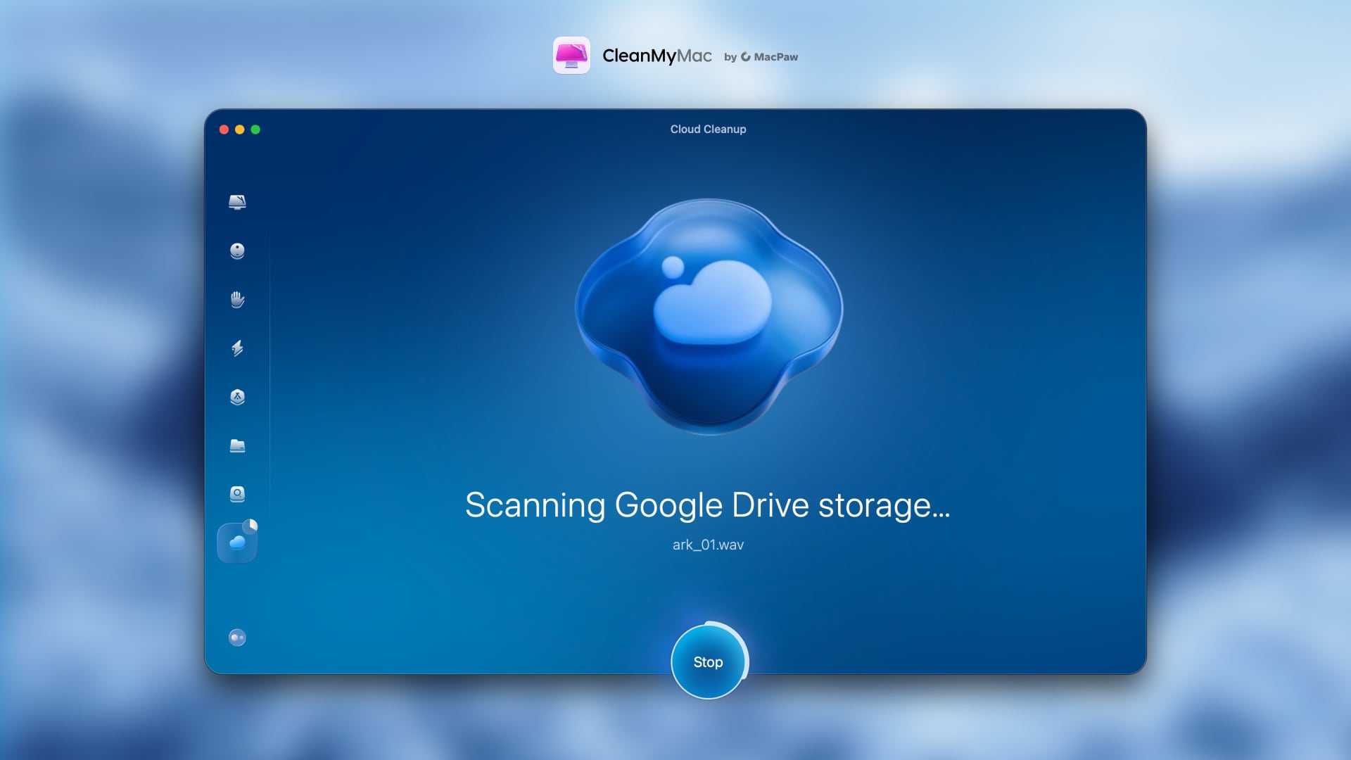 CleanMyMac Cloud Cleanup - Визуализация памяти - Визуализация памяти