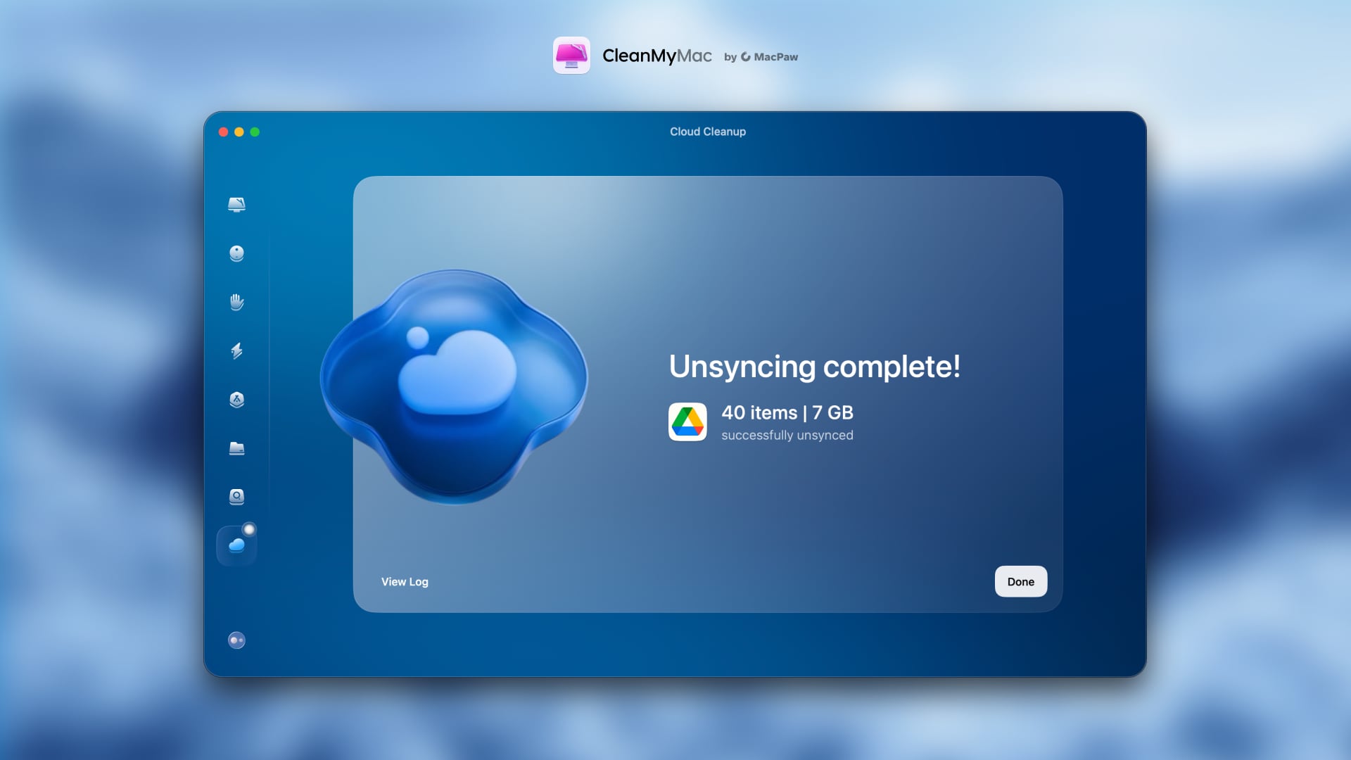 Работа CleanMyMac Cloud Cleanup. Иллюстрация: MacPaw