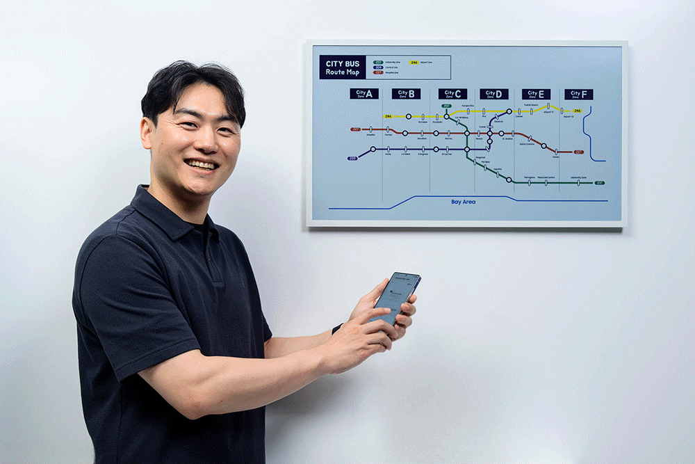 Manage content for colour e-paper with Samsung VXT