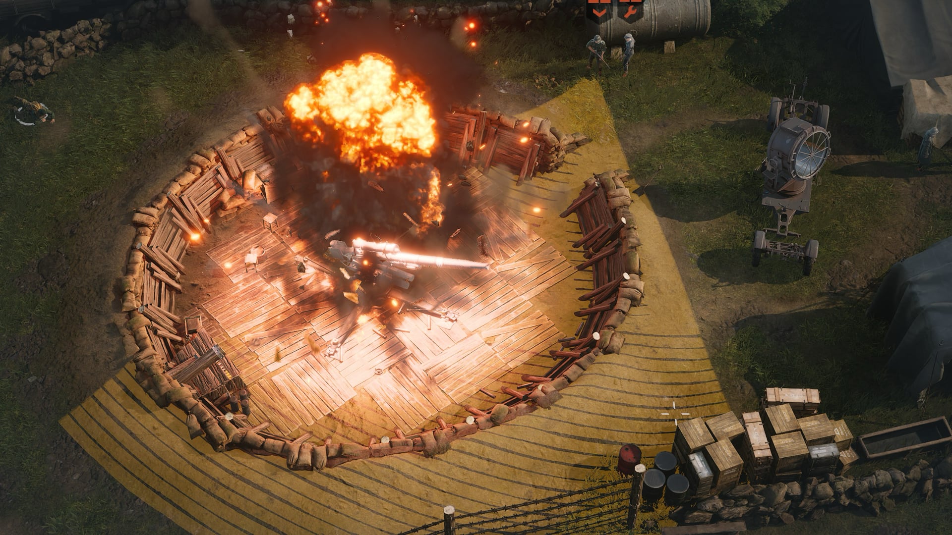 Une scène du jeu Commandos : Origins