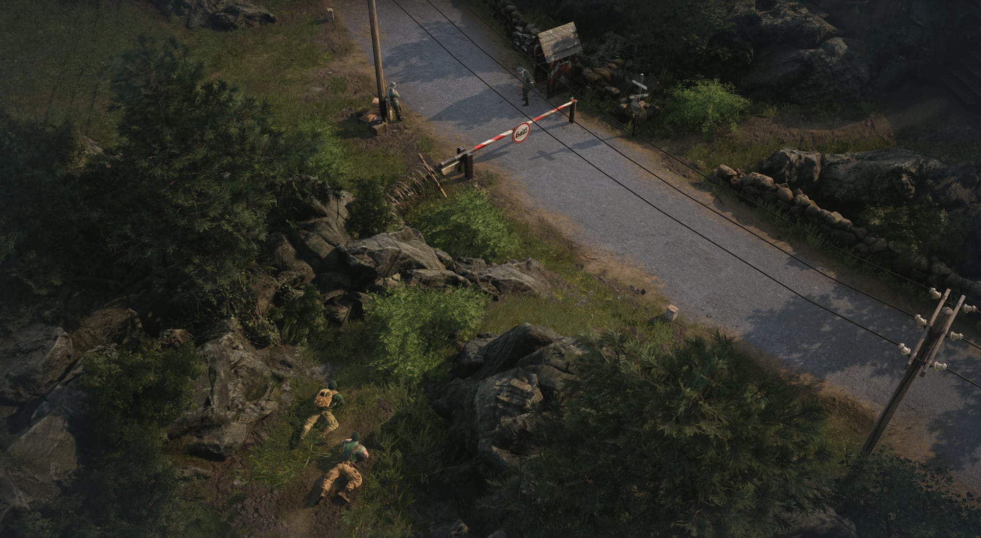 Une scène du jeu Commandos : Origins