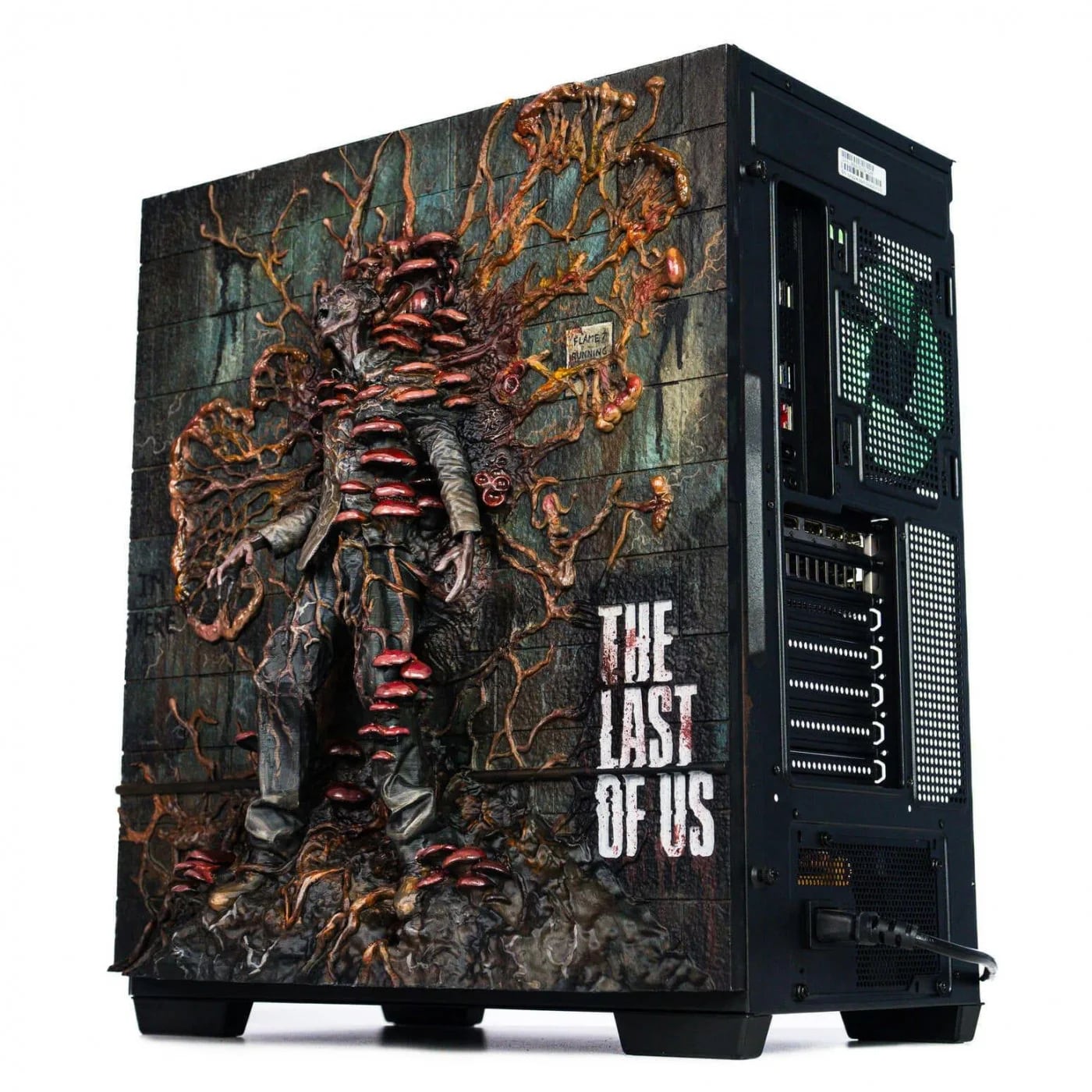 Art-PC in the style of The Last of Us Part II game