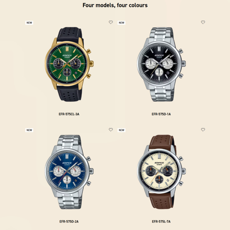 Montre Casio Edifice EFR-575 Chrono